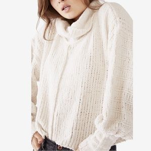 Free People Be Yours Pullover, Vanilla Bean, XS, NWT